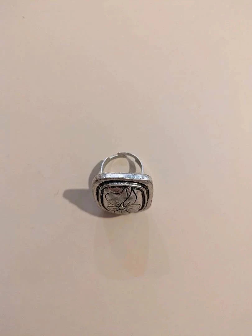 Bague Fantasie - Ajustável - Prateado - Brhal-68 – photo 2